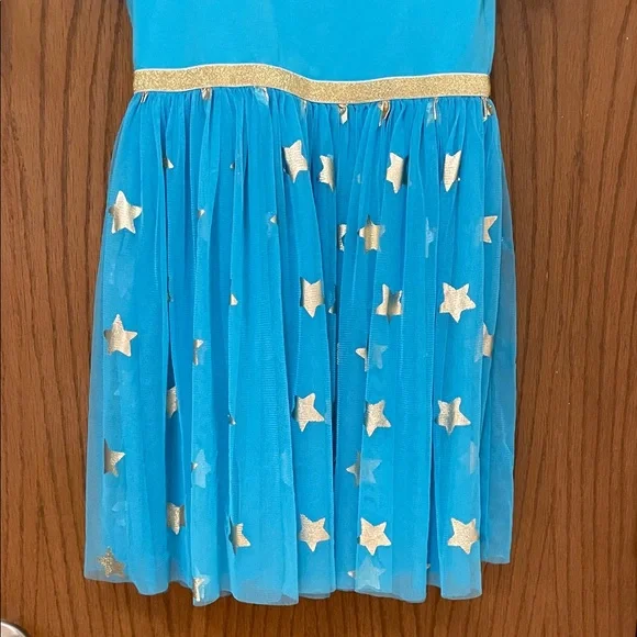 DISNEY UGC Girls size large (10/12) Blue Gold Live Action Little Mermaid Dress - Picture 7 of 9